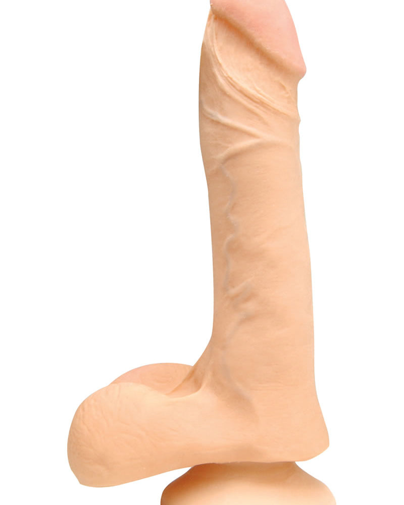 Consolador de pene europeo Wildfire Real Man Cyberskin de 20 cm, color natural