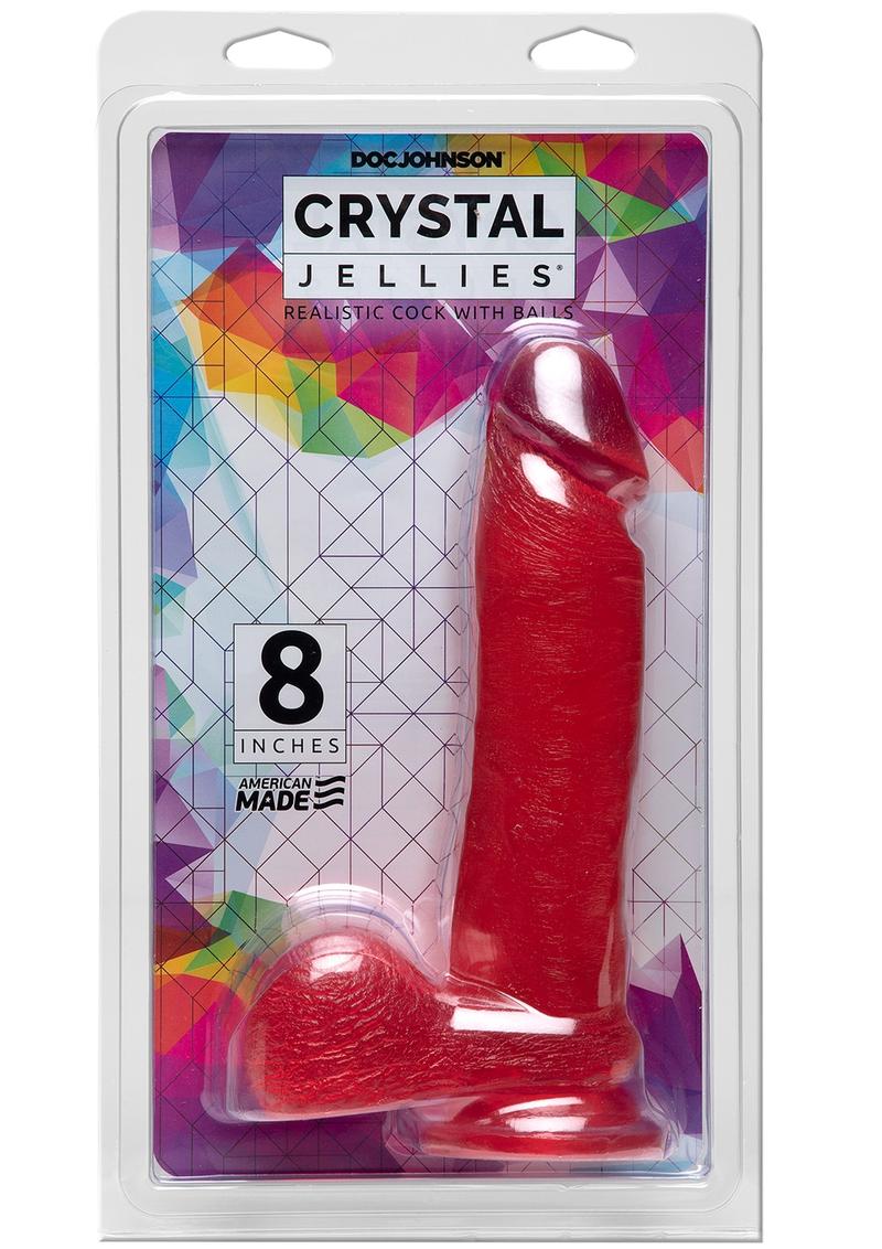 Crystal Jellie Cock 8 - Pink