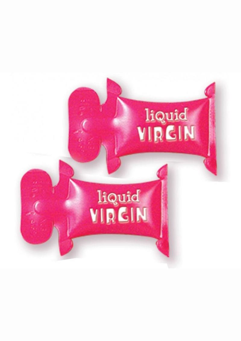 Liquid Virgin Strawberry Vaginal Water Based Lubricant Pillow Packs 144 Per Bowl