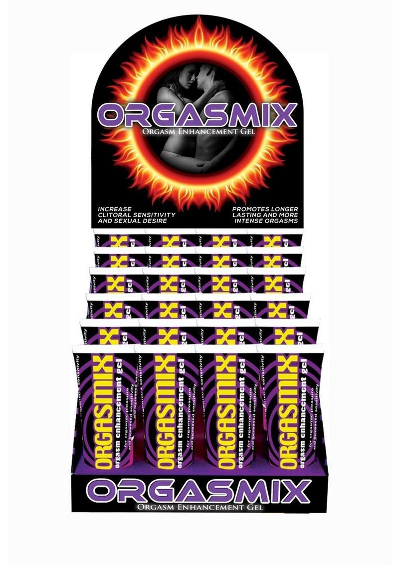 Orgasmix Orgasm Enhancement Gel 1 Ounce 24 Per Display