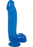 Jelly Jewel Cock and Balls - Sapphire