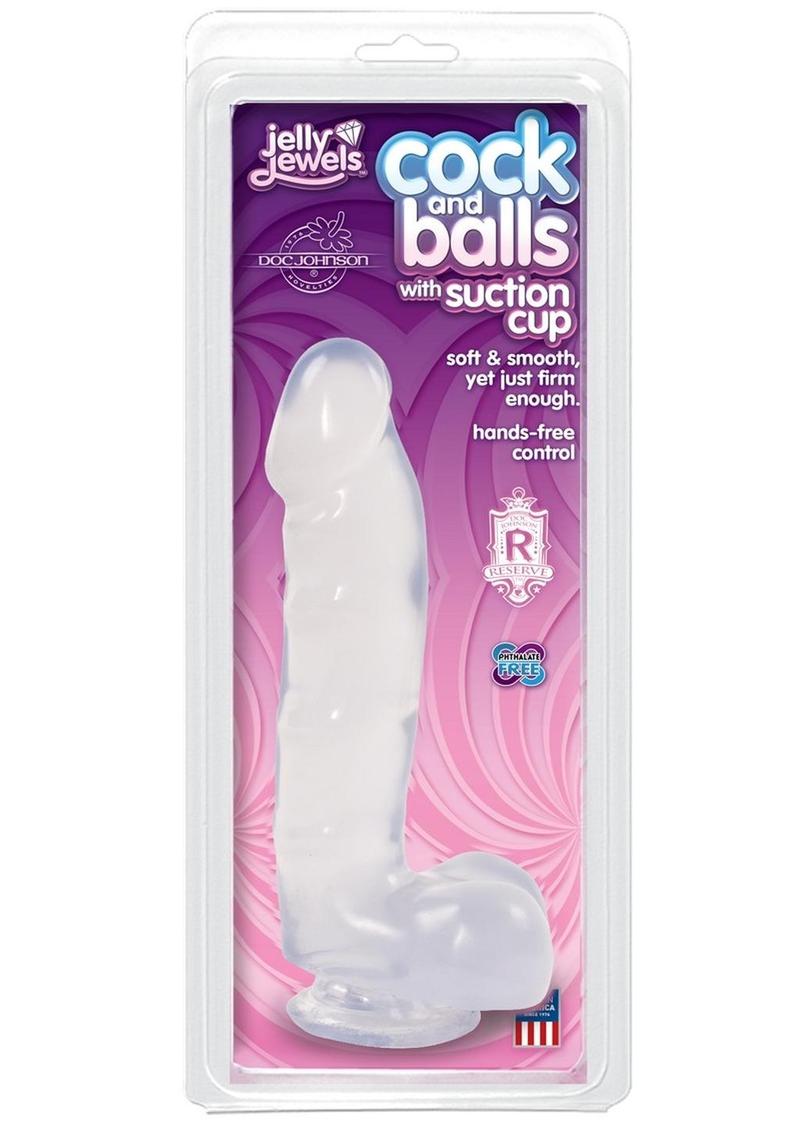 Jelly Jewel Cock and Balls - Diamond