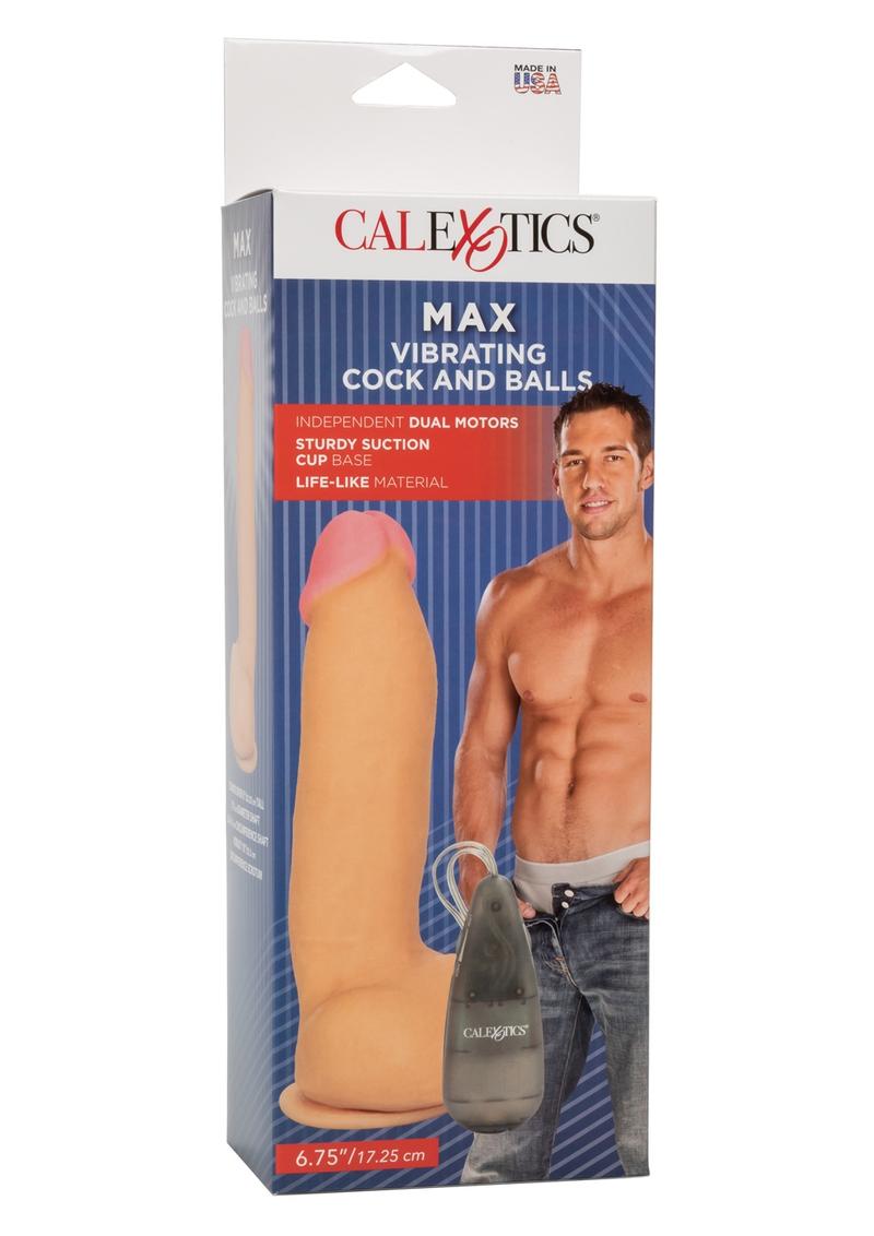 Pene y testículos vibradores Max