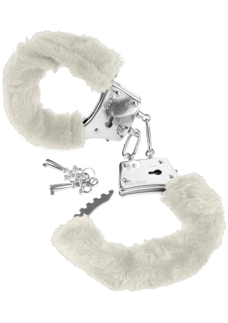 Fetish Fantasy Series Beginners Furry Cuffs White