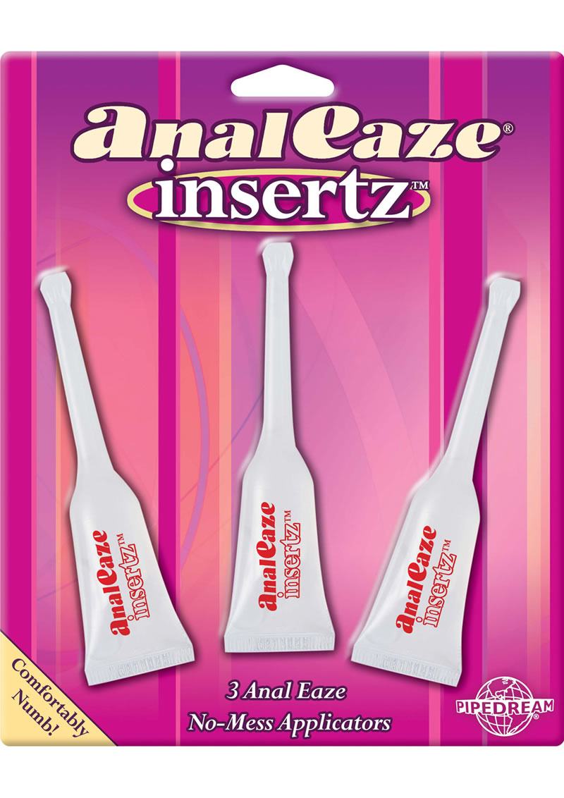 Insertz Anal Eaze paquete de 3