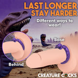 Slitherine Silicone Cock Ring - Purple