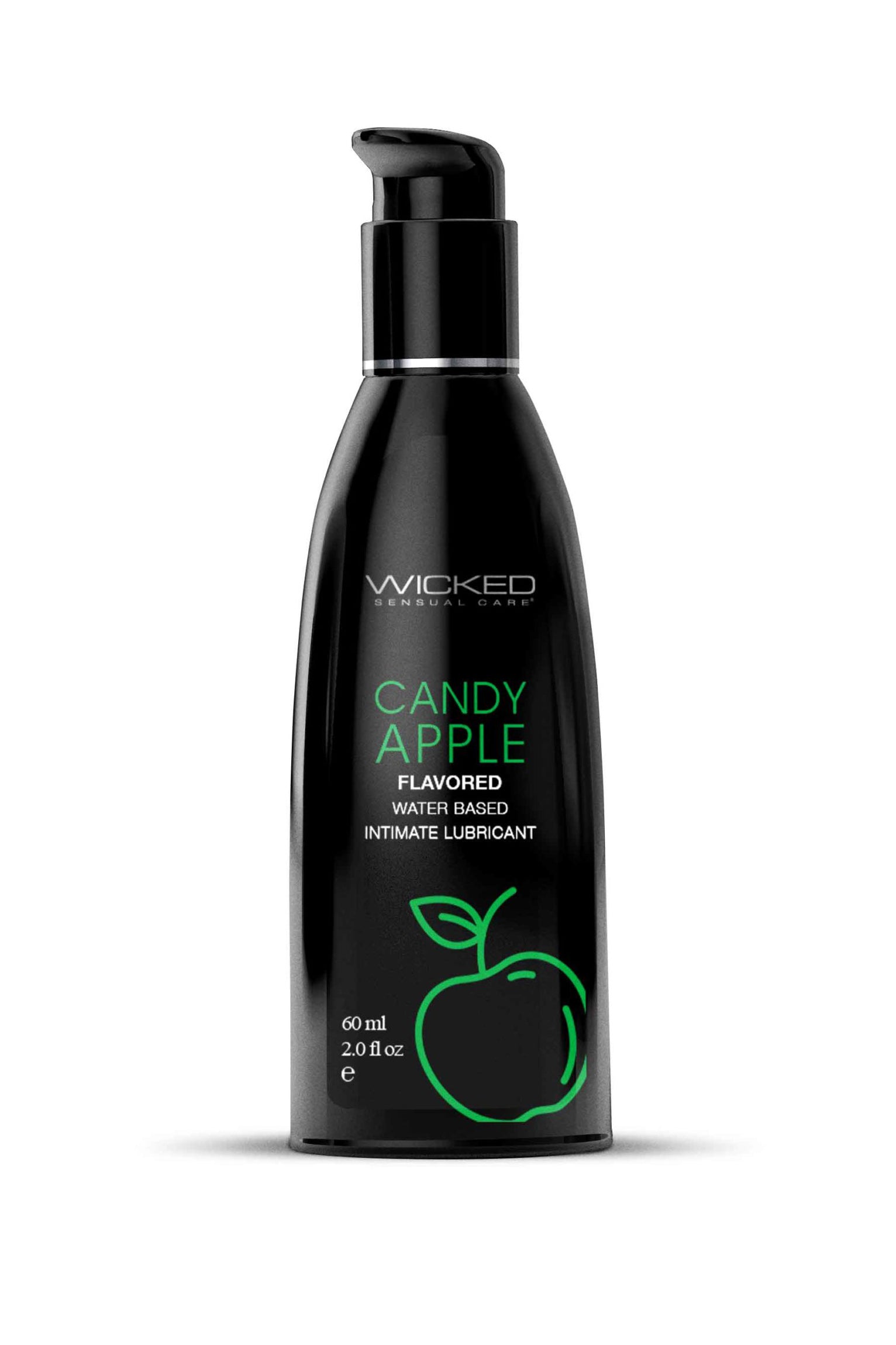 "Aqua Candy Apple Flavored Water Based Intimate Lubricant - 2 Fl. Oz. WS-90402"