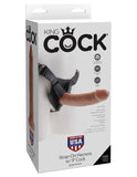 "King Cock Strap-on Harness with 9 Inch Cock - Tan PD5624-22"