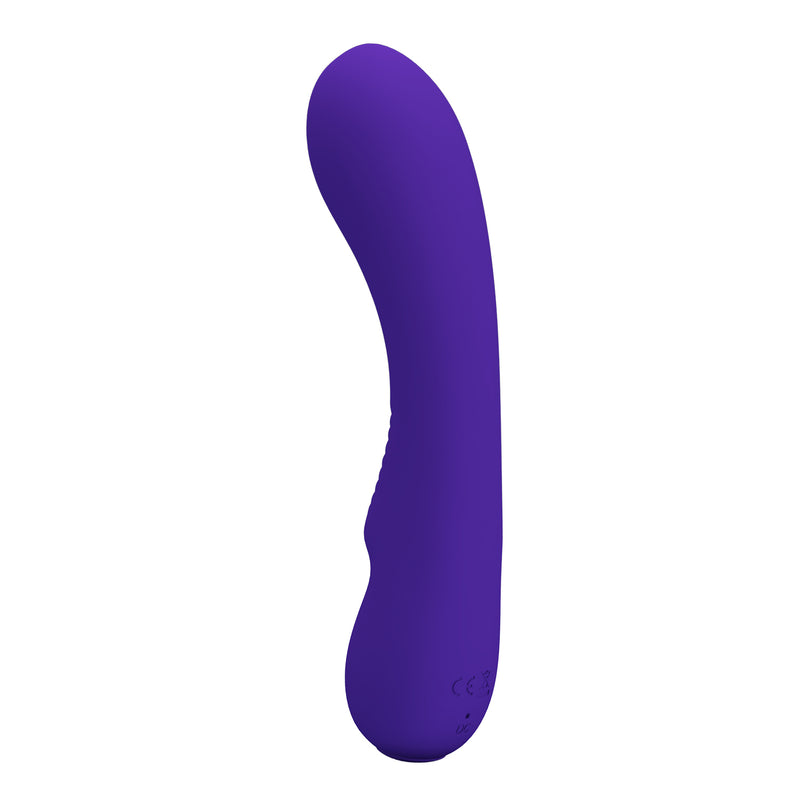 "Matt Super Soft Silicone Vibrator - Purple BI-014667-3"