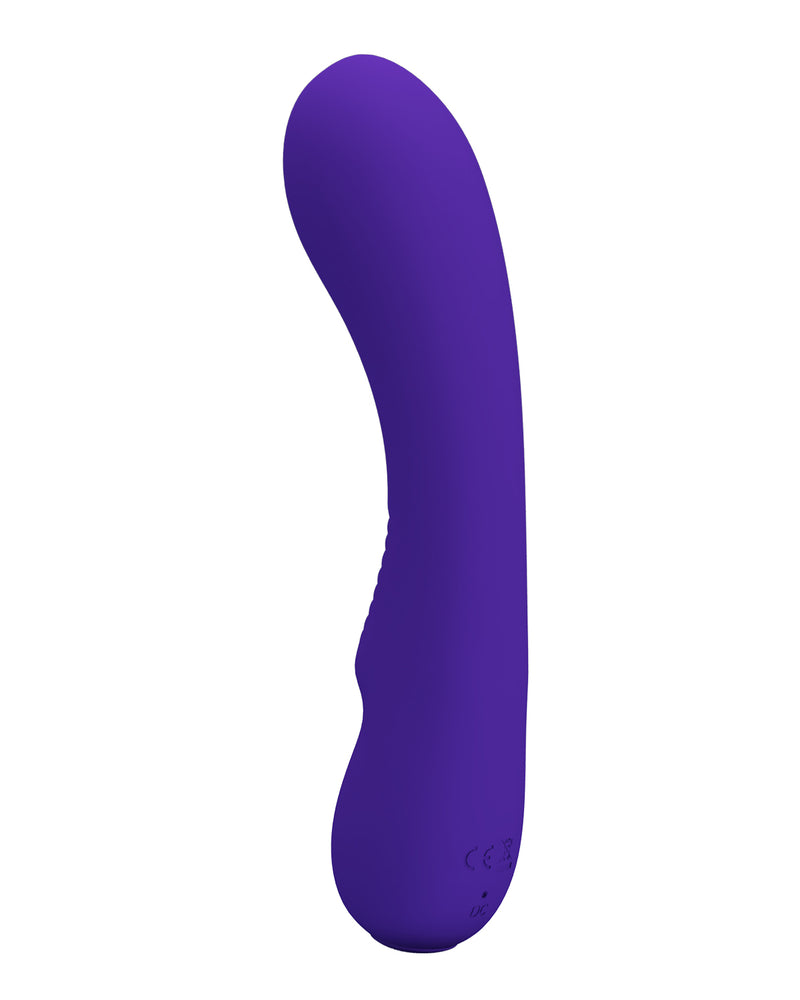 "Matt Super Soft Silicone Vibrator - Purple BI-014667-3"