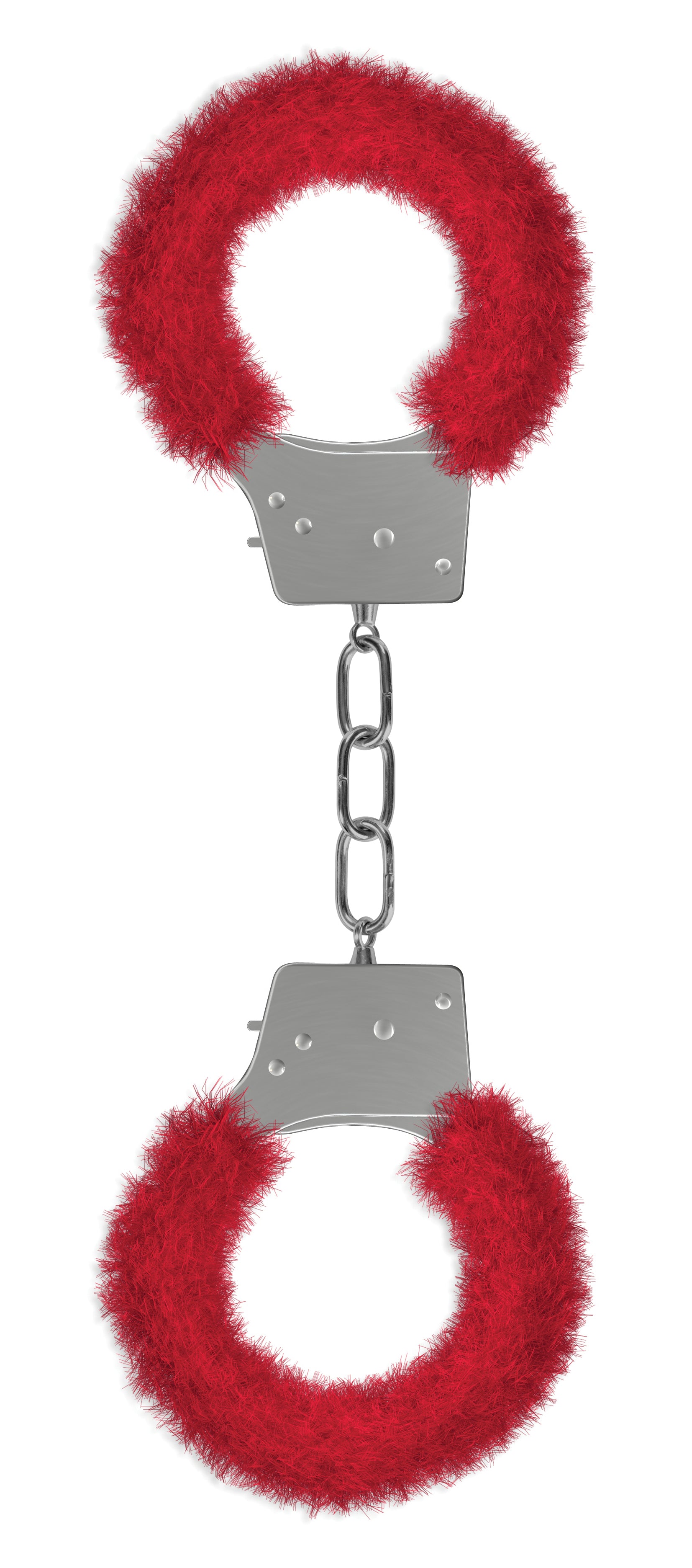 "Beginner's Furry Handcuffs - Red OU-OU002RED"