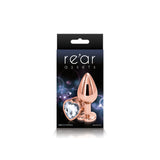 "Rear Assets - Rose Gold Heart - Medium - Clear NSN0963-21"