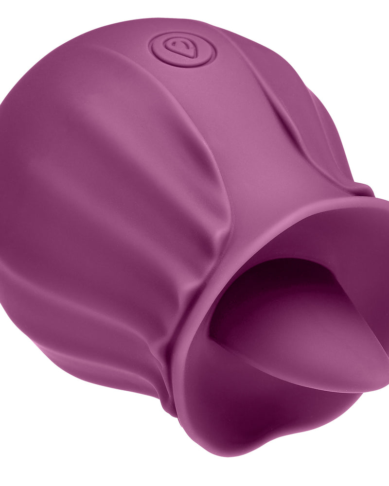 "Health and Wellness Flutter Oral Tongue Stimulator Purple WTC921"