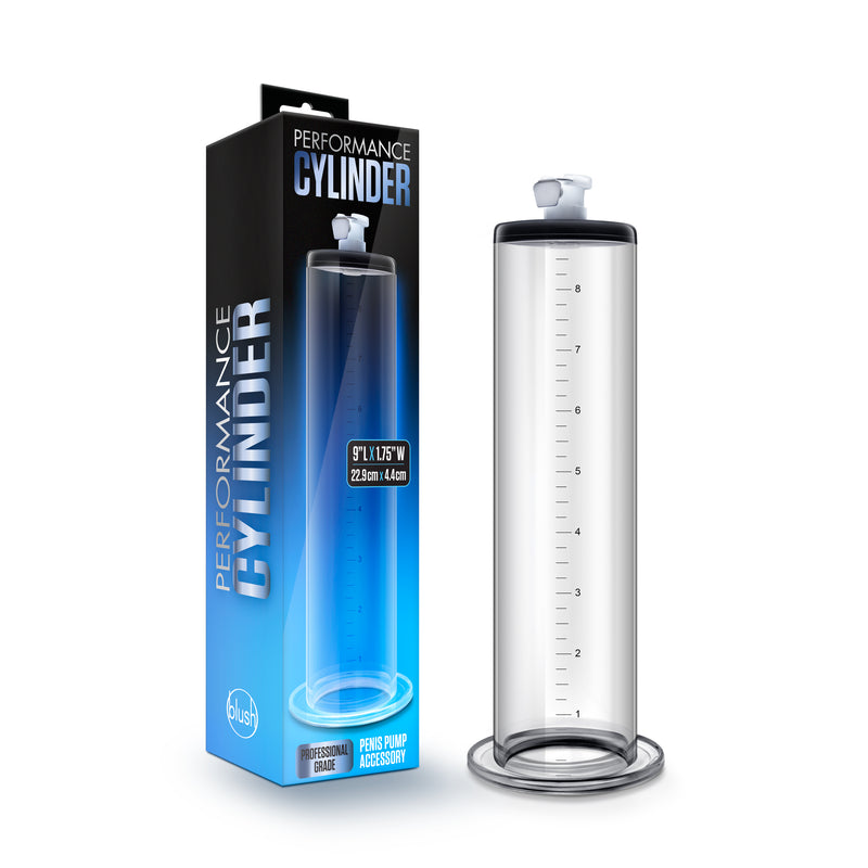 "Performance - 9 Inch X 1.75 Inch Penis Pump Cylinder  Clear BL-09501"