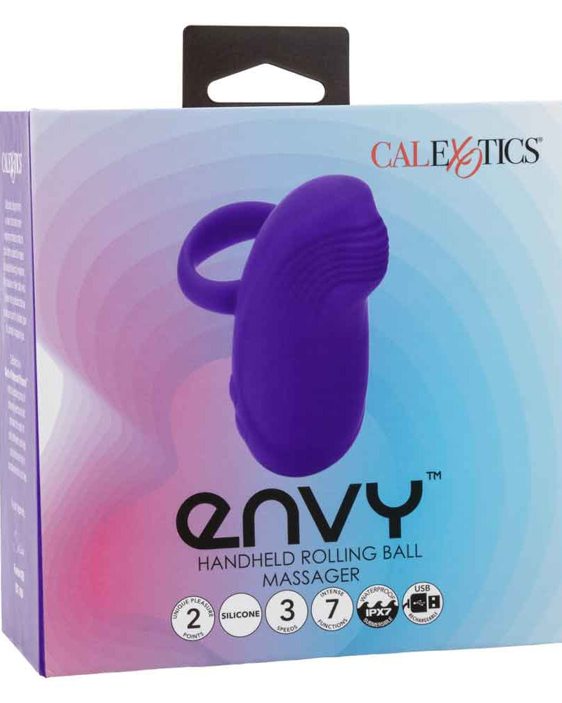"Envy Handheld Rolling Ball Massager - Purple SE0012053"