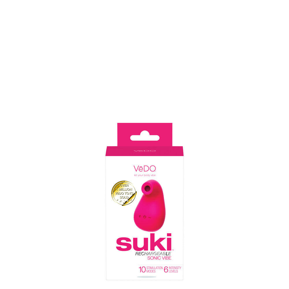 "Suki Rechargeable Sonic Vibe - Foxy Pink VI-F0709"