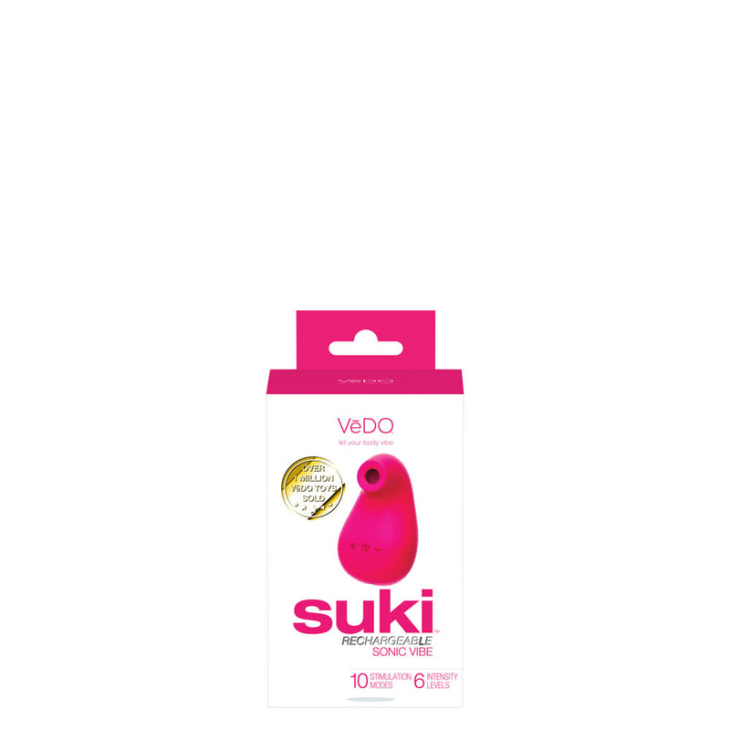 "Suki Rechargeable Sonic Vibe - Foxy Pink VI-F0709"