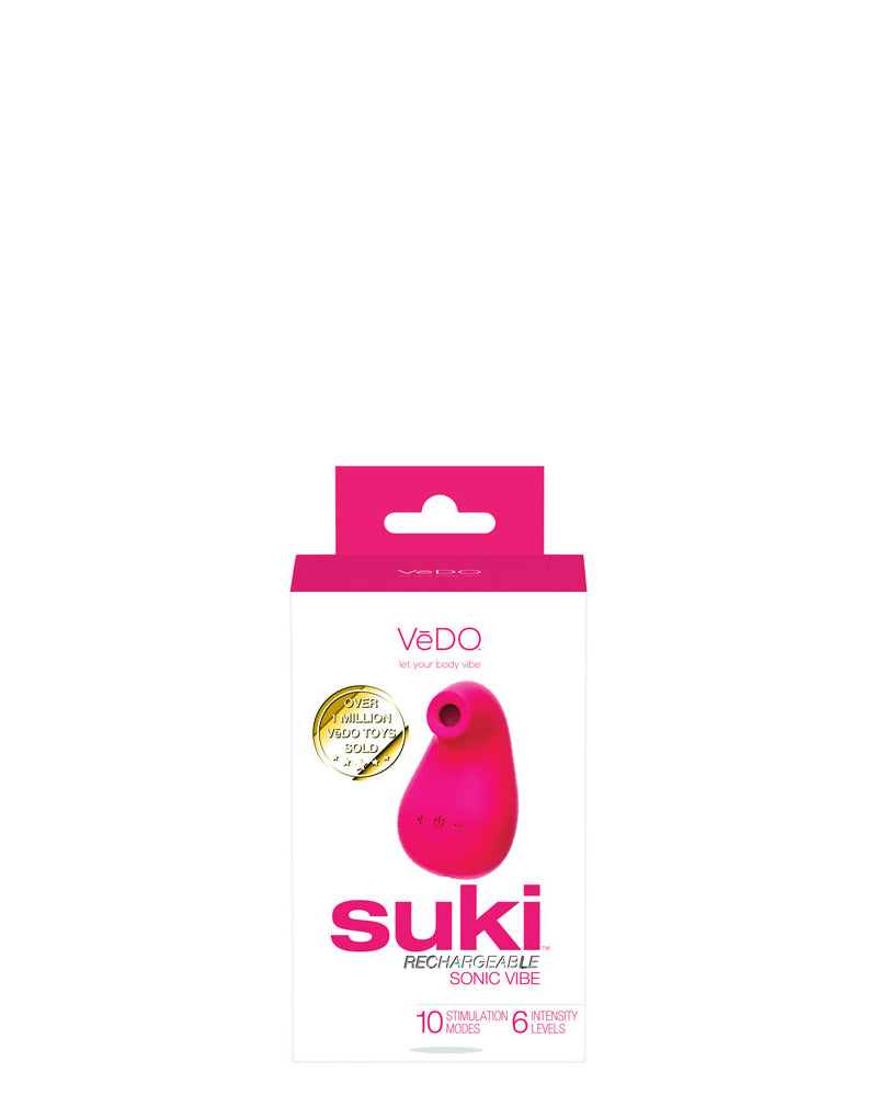 "Suki Rechargeable Sonic Vibe - Foxy Pink VI-F0709"