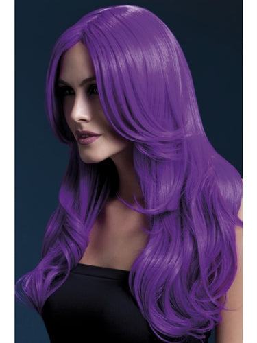 "Khloe Wig - Neon Purple FV-42548"