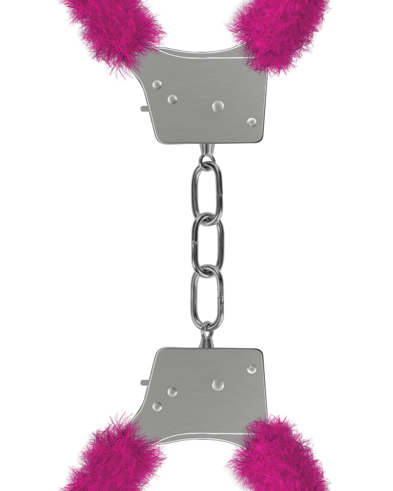"Beginner's Furry Handcuffs - Pink OU-OU002PNK"