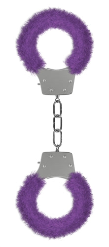 Pleasure Handcuffs Furry - Purple