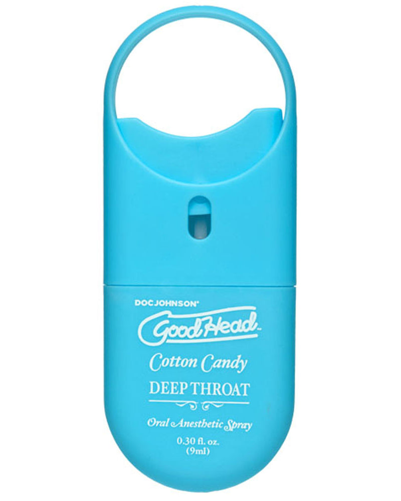Goodhead - Deep Throat Spray to-Go - Cotton Candy - 0.30 Fl. Oz.