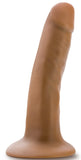 Dr. Skin Silicone - Dr. Lucas - 5 Inch Dong With Suction Cup - Mocha