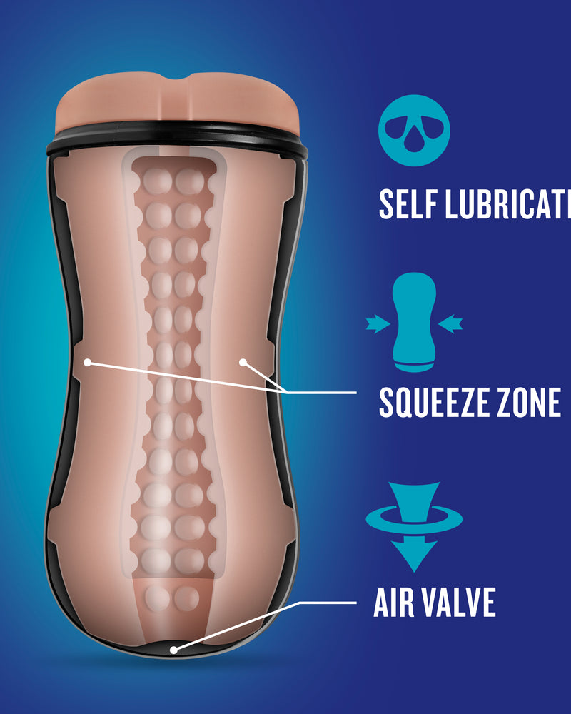 "Coverboy - the Surfer Dude - Self Lubricating Stroker - Beige BL-84043"