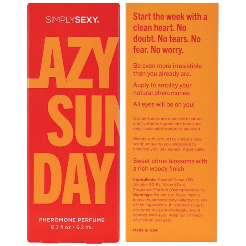 "Simply Sexy Pheromone Perfume Lazy Sunday 0.3 Oz SSY2504-00"