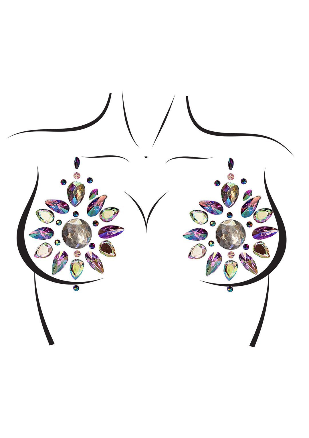 "Ocean Jewels Sticker LA-NIPPLE008"