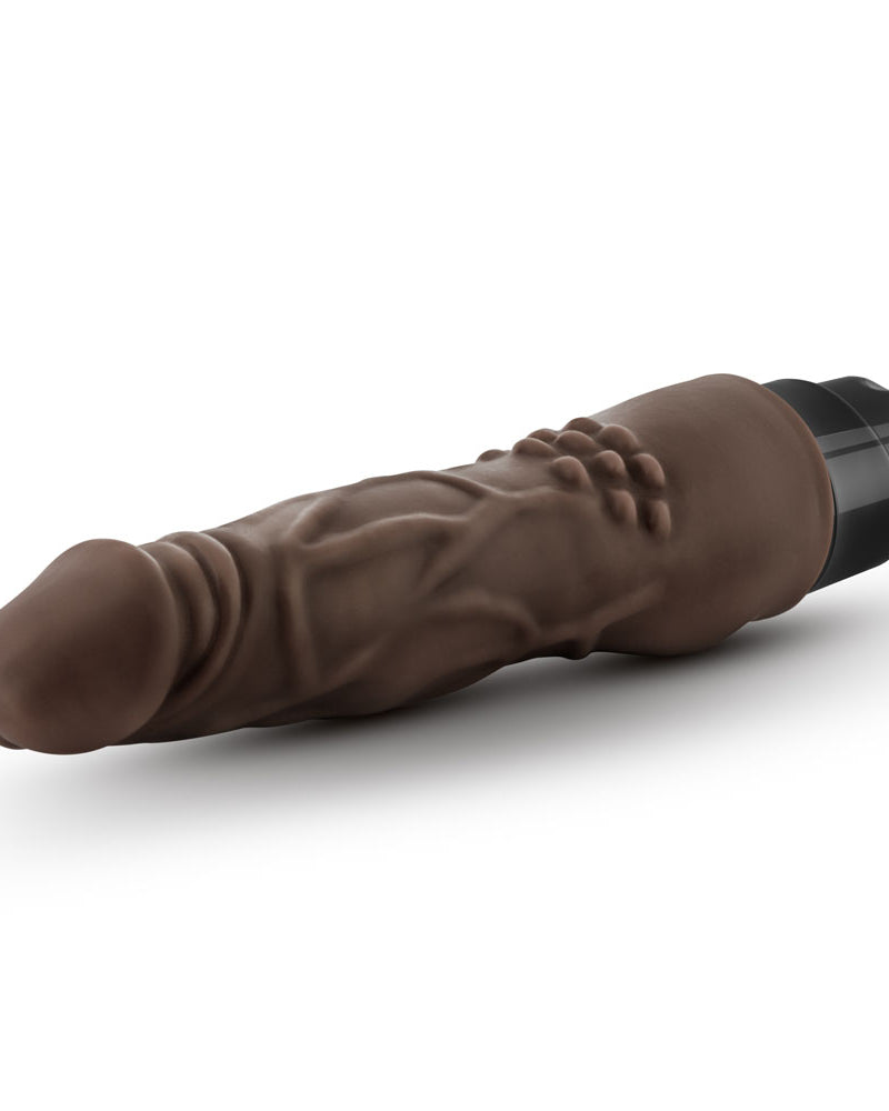 Dr. Skin - Cock Vibe 4 - 8 Inch Vibrating Cock - Chocolate