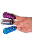 The Fing Os Fun Finger Vibe Silicone Waterproof 6 Per Display Assorted Colors