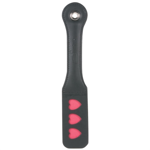 "12 Inch Leather Impression Paddle - Heart SS902-01"