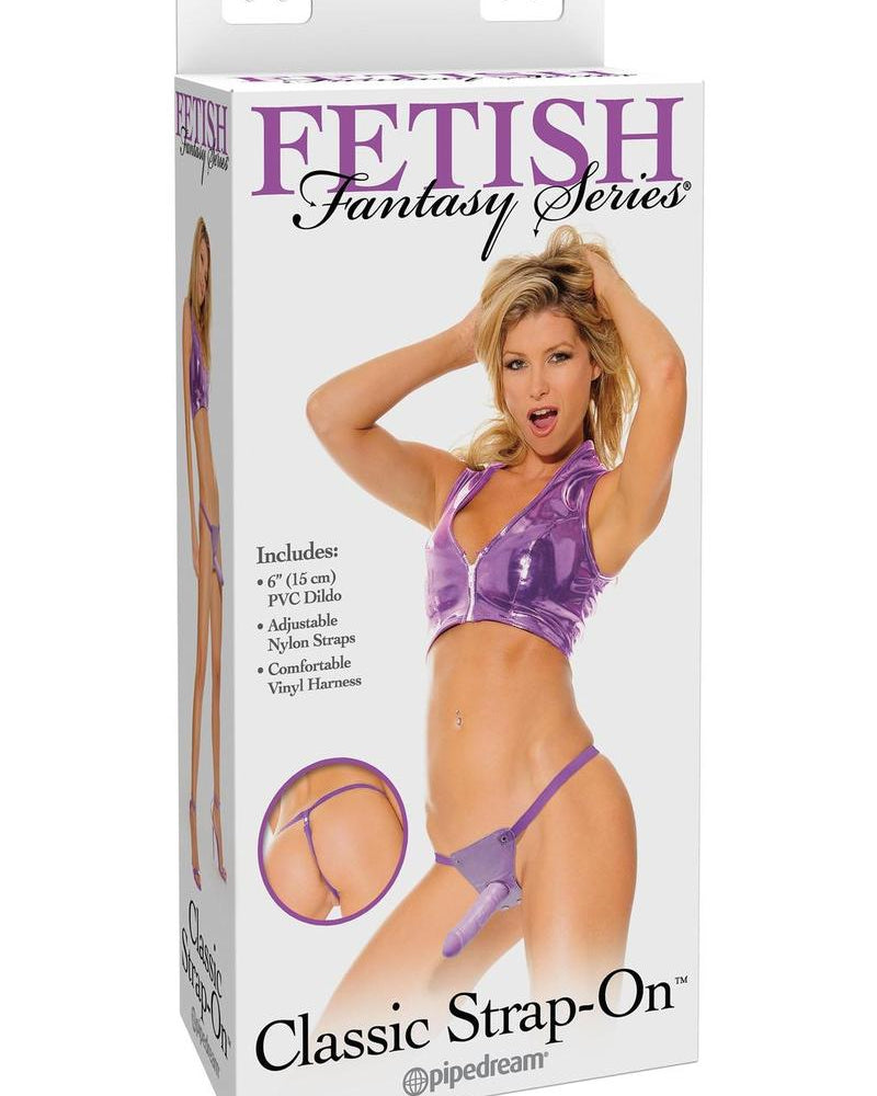 Classix Strap On W/harness Purple