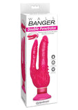 Waterproof Dbl Penetrator Wall Banger Pink