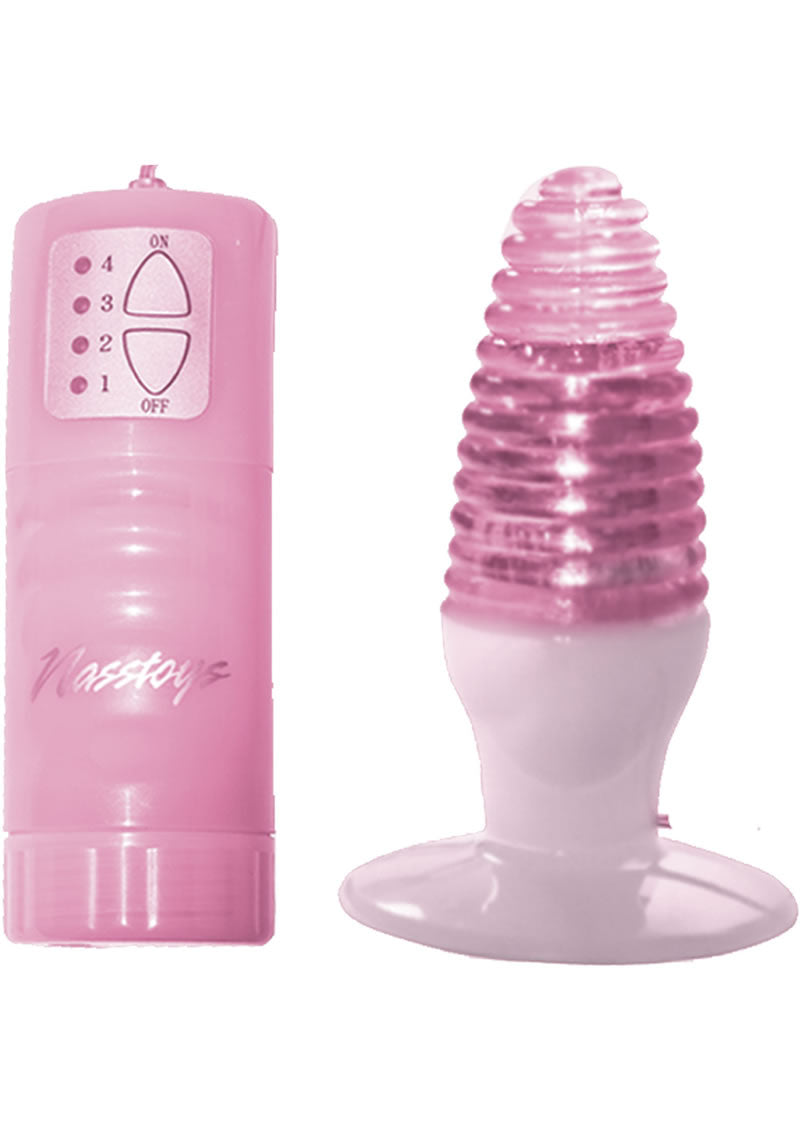 Party Girl Ribbed Plug - Pink