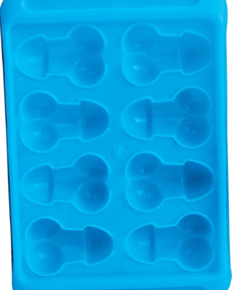 Bandeja de hielo con forma de pene de Blue Balls, paquete de 2