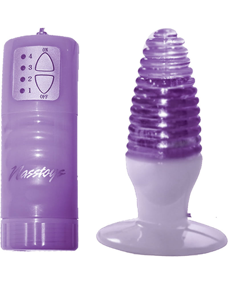 Dilatador de gelatina acanalado Party Girl - Púrpura