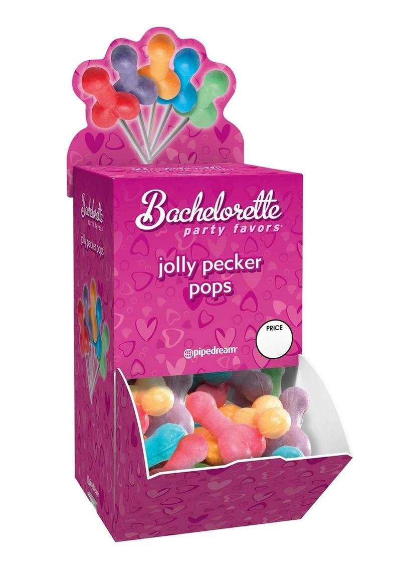 Bachelorette Party Favors Jolly Pecker Pops Assorted Flavors 50 Each Per Bowl