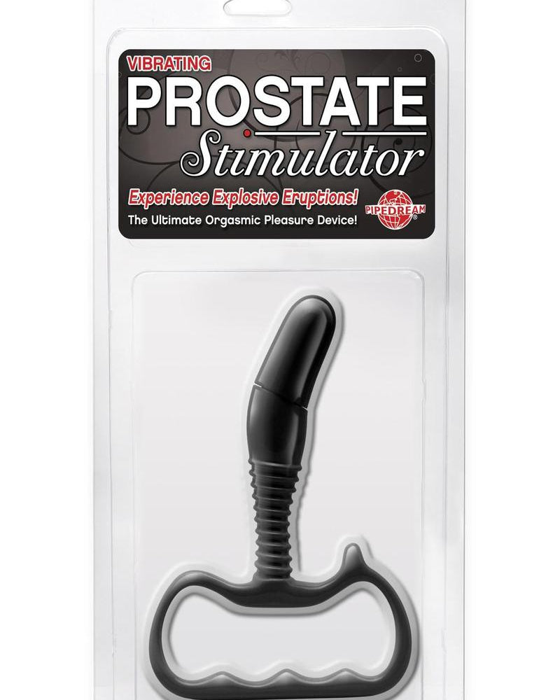 Estimulador de próstata vibratorio negro