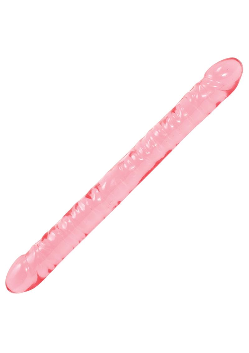 Crystal Jellies Double Dong - Pink