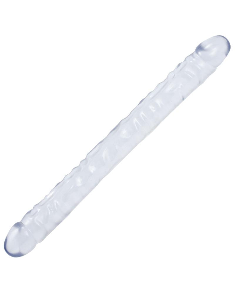 Crystal Jellie Double Dong - Clear
