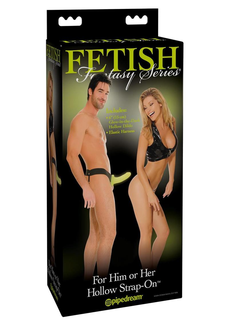 Fetish Fantasy Hollow Strap On Glow in the Dark