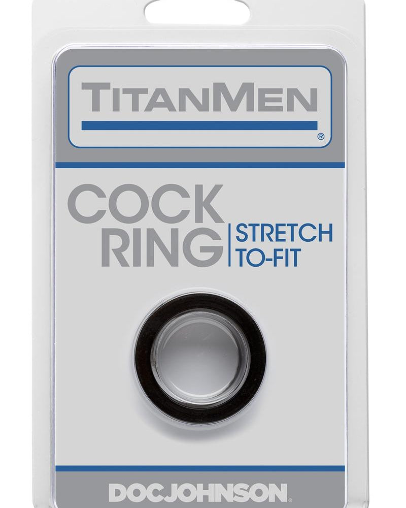 Anillo para el pene Titanmen - Negro