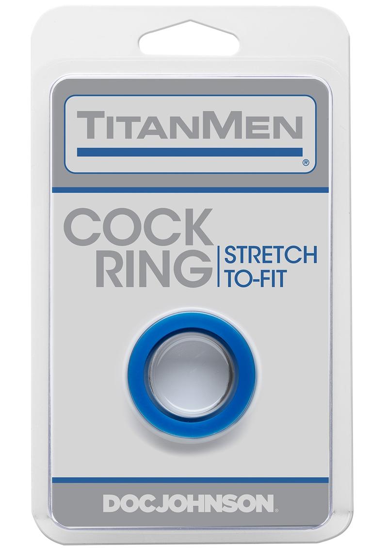 Titanmen Cock Ring - Blue