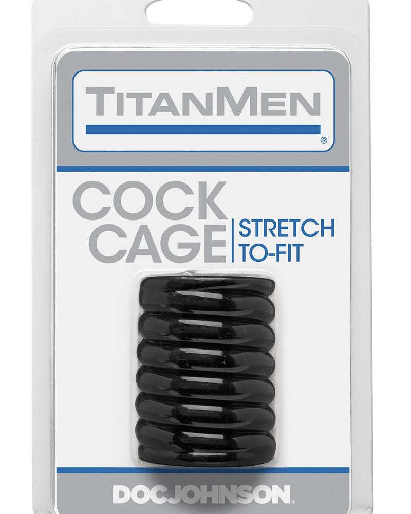 Jaula para pene Titanmen - Negra