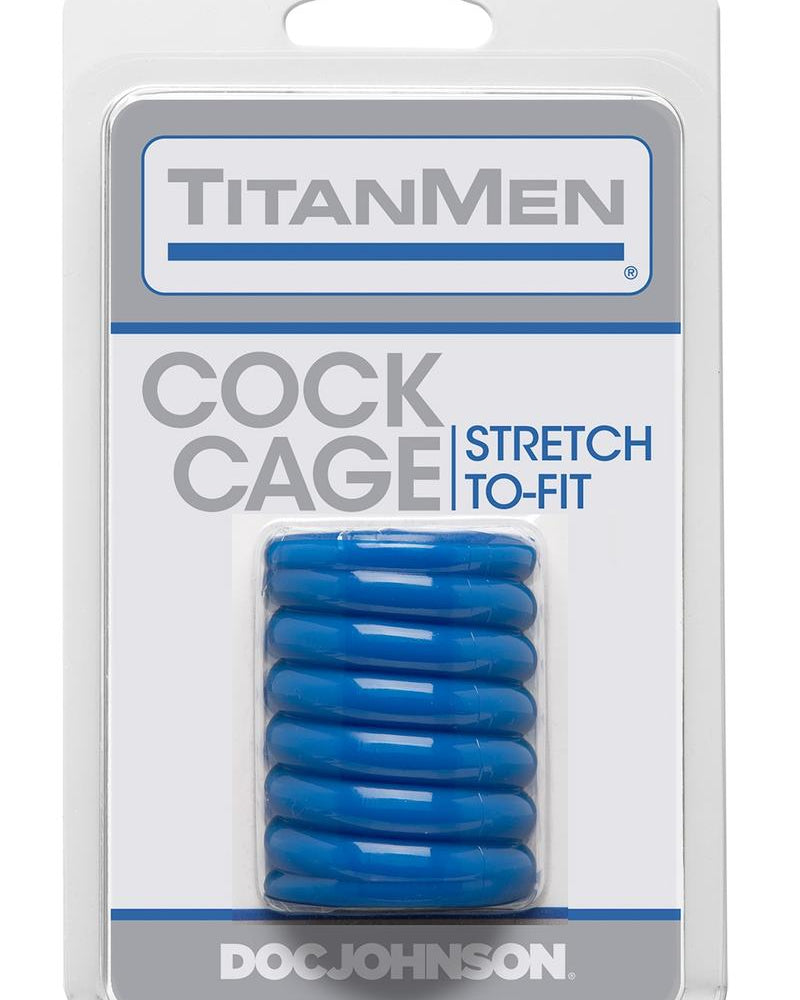 Jaula para el pene Titanmen - Azul
