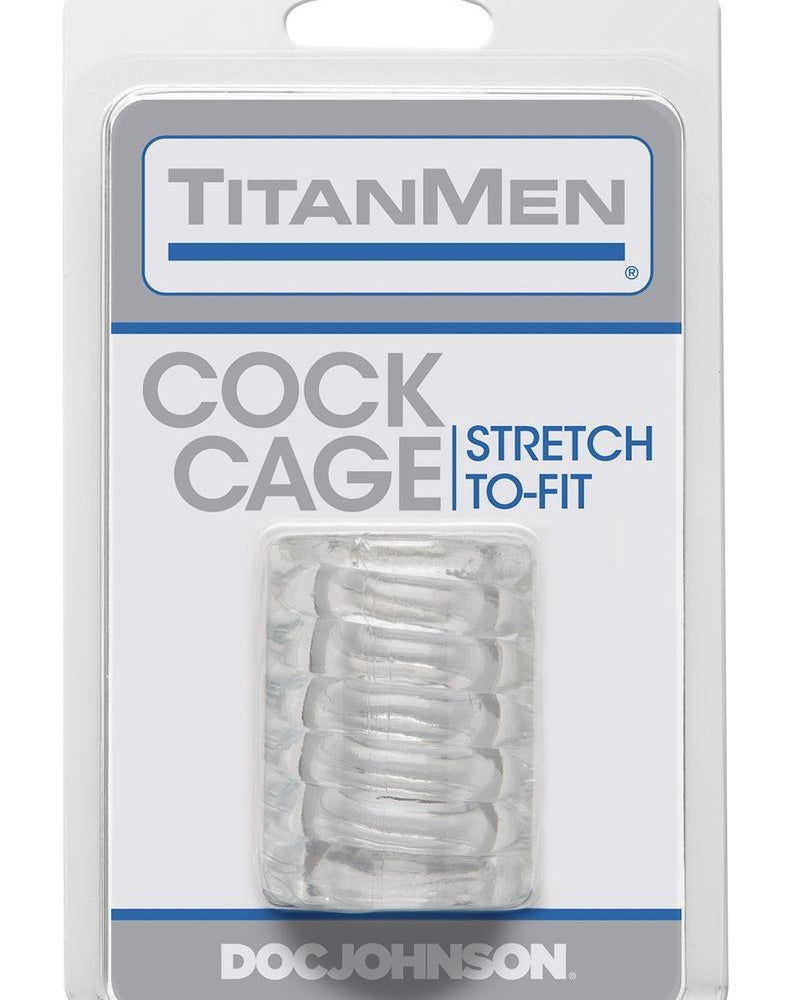 Jaula para el pene Titanmen - Transparente