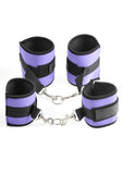 Conjunto de bondage de placer morado de Fetish Fantasy