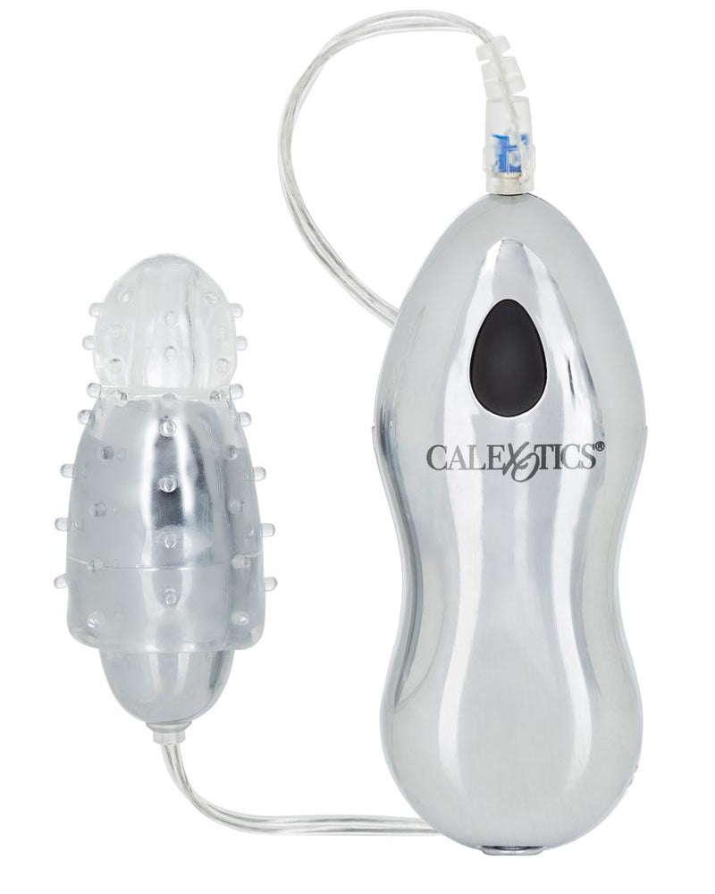 Sterling Collection Silver Plug In Bullet and Stretchy TPR Sleeve